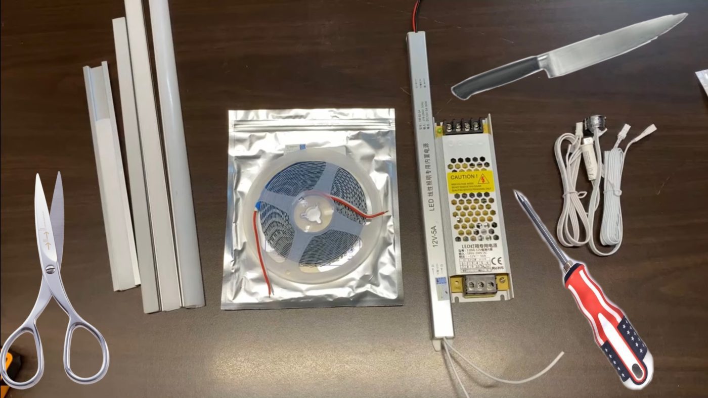 HƯỚNG DẪN ĐẤU NỐI ĐÈN LED DÂY 12V CÓ CÔNG TẮC CẢM BIẾN
